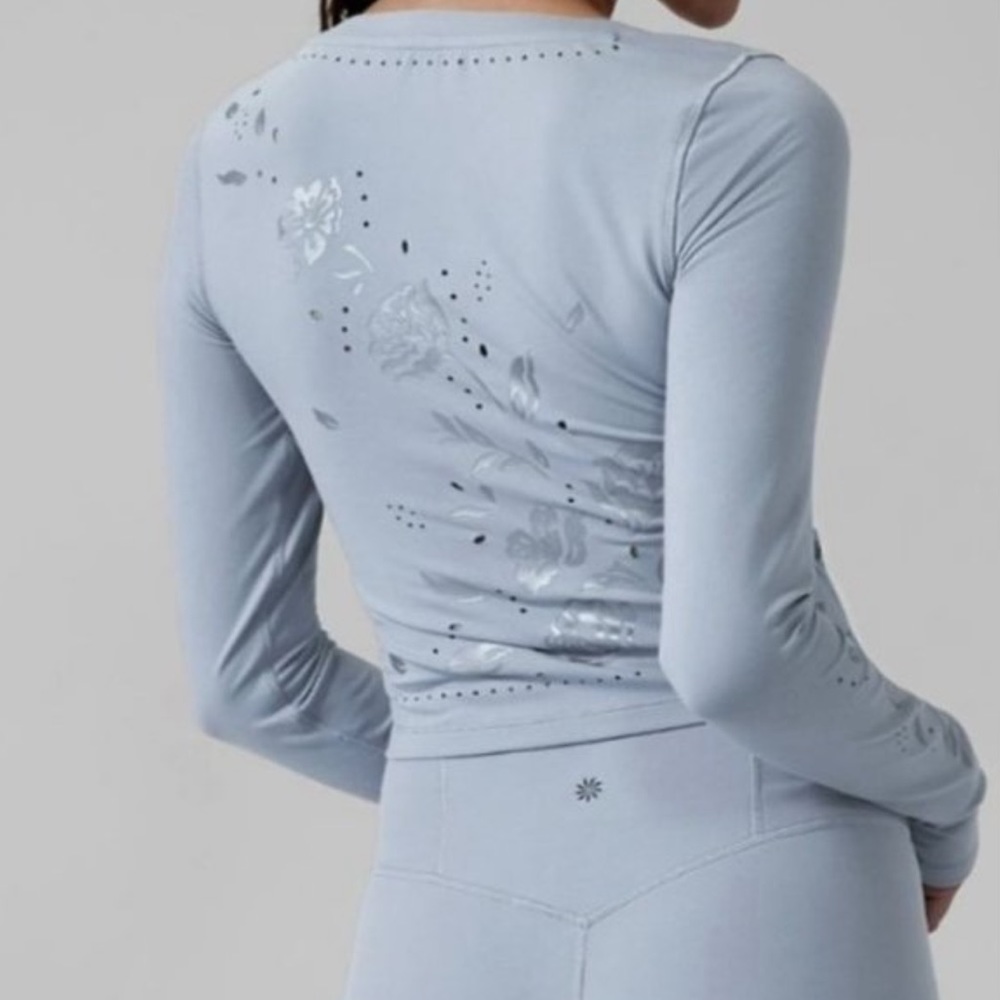 Athleta Eyelet Top
